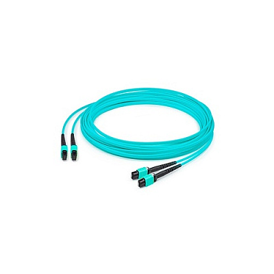 Add-On 18m 2xmpo F/f Om4 Aqua Fiber Patch Cbl (ADDTC18M242MPF4P)