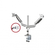 SIIG Dual Monitor Gas Spring Desk Mount (CEMT2X11S1)