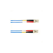 Black Box Om3 50/125 Multimode Fiber Optic Patch Cable - Ofnp Plenum, Lc To Lc, Blue, 30-m (98.4-ft.), Gsa, Taa, Non-returnable/non-cancelable (FCMP10030MLCLCBL)