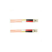 Black Box Om4 50/125 Multimode Fiber Optic Patch Cable - Ofnp Plenum, Lc To Lc, Orange, 2-m (6.5-ft.), Gsa, Taa, Non-returnable/non-cancelable (FCMPM4002MLCLCOR)