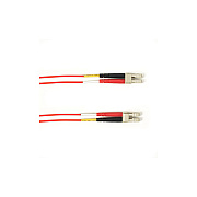 Black Box Om1 62.5/125 Multimode Fiber Optic Patch Cable - Lszh, Lc To Lc, Red, 1-m (3.2-ft.), Gsa, Taa, Non-returnable/non-cancelable (FLZH62001MLCLCRD)