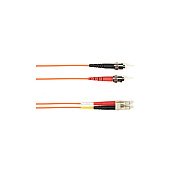 Black Box Om1 62.5/125 Multimode Fiber Optic Patch Cable - Lszh, St To Lc, Orange, 1-m (3.2-ft.), Gsa, Taa, Non-returnable/non-cancelable (FLZH62001MSTLCOR)