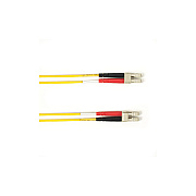 Black Box Om1 62.5/125 Multimode Fiber Optic Patch Cable - Lszh, Lc To Lc, Yellow, 3-m (9.8-ft.), Gsa, Taa, Non-returnable/non-cancelable (FLZH62003MLCLCYL)