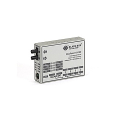 Black Box Fast Ethernet (100-mbps) Media Converter - 10/100-mbps Copper To 100-mbps Singlemode Fiber, 1310nm, 58km, Sc, Gsa, Taa (LMC100ASMSCLHR2)