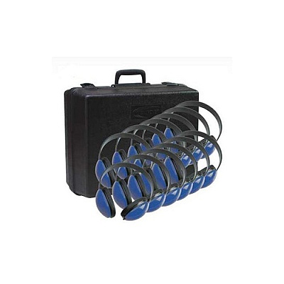 Ergoguys Califone 12 Pk Kids Headphones W/case Bl (2800BL12)