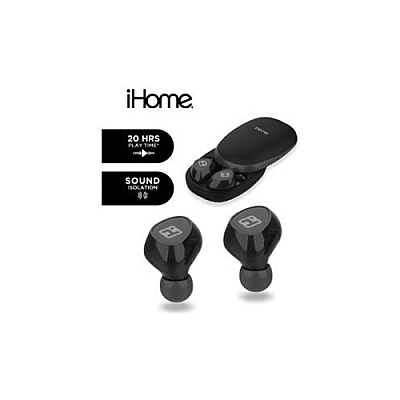 Ergoguys Ihome Ax-38 True Wireless Ear Bud Black (HCAUBE110BK)