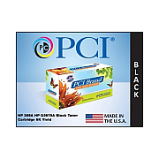 PCI Brand Eco-friendly Reman Hp 308a Q2670a Black Toner Cartridge 6k Yld For Hp Color Laserjet 3500, 3500n, 3550 N, 3700, 3700dn, 3700dtn, 3700n, 3750 (Q2670ARPC)