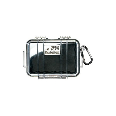 Deployable Systems Pelican 1020 Micro Case - Black / Clear (1020025100)