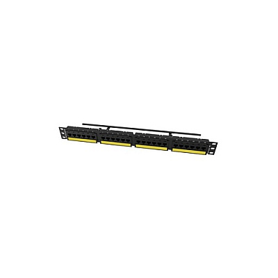 Leviton 24port,6a/10g,flat Pnl Tchoice,1ru (SP6AU24)