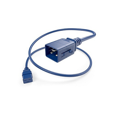 Uncommonx Power Cable C19-c20 Blue 3ft P-lock (PWCDC19C2003FBUP)