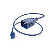 Uncommonx Power Cable C19-c20 Blue 8ft P-lock (PWCDC19C2008FBUP)