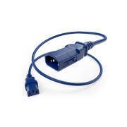 Uncommonx P-lock Power Cable C13-c14 Blue 2ft (PWRC13C1402FBLU-P)