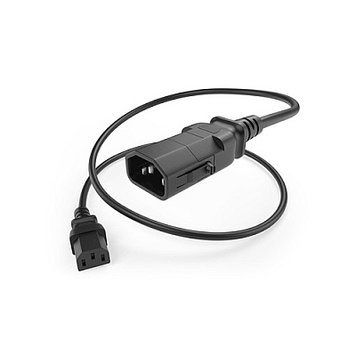 Uncommonx P-lock Power Cable C13-c14 Black 8ft (PWRC13C1408FBLKP)