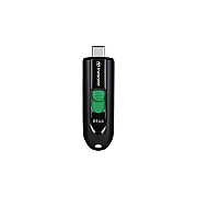 Transcend 128gb, Usb3.2, Pen Drive, Type-c, Capless, Black (TS128GJF790C)
