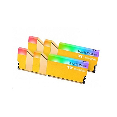 Thermaltake Toughram Rgb Ddr4 3600mhz 8gb X 2, Gold (RG26D408GX23600C18A)