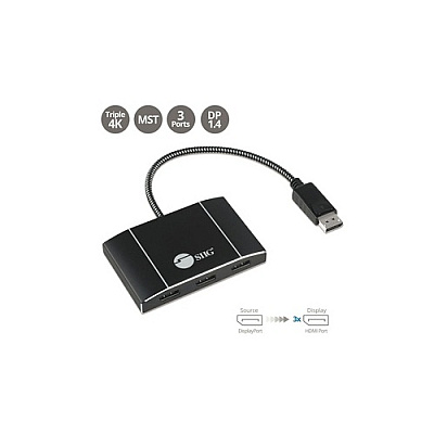 SIIG Triple 4k Displayport 1.4 To Displayport (CEDP0P11S1)