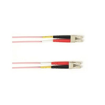 Black Box 10 Mm Fo Ptch Cbl Duplx Lszh Pink Lclc 7 Ft (FOLZH10LCLCPK7)