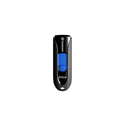 Transcend 512gb, Usb3.1, Pen Drive, Capless, Black (TS512GJF790K)
