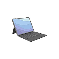 Logitech Combo Touch Ipad Pro 12.9-inch (5th Generation) Keyboard Case - Backlit Keyboard, Trackpad - Oxford Gray (920010097)