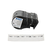 Bridgetek Solutions Mseries B427 Wht 1x1.75x.375 140 Roll (M133427)