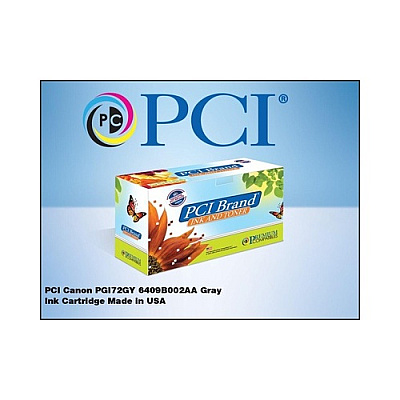 PCI Brand Eco-friendly Remanufactured Canon Pgi-72gy 6409b002aa Gray Ink Cartridge For Canon Pixma Pro-10, 6409b002, Pgi72gy Gray (6409B002AAPCI)
