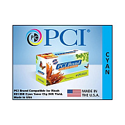 PCI Brand Compatible Ricoh 821258 Sp840a Cyan Toner Cartridge 34k Yield For Ricoh Spc840dn/spc842dn/savin Sp C840dn/sp C842dn/lanier Spc840dn Spc842dn (821258PCI)