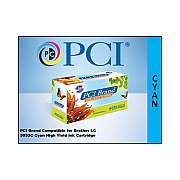 PCI Brand Compatible Brother Lc-3033c Xl Cyan Ink Cartridge 1.5k Xl-yld For Brother Mfc-j805/mfcj805dw Xl/mfc-j815/mfcj815dw Xl/mfc-j995/mfcj995dw Xl (LC3033CPCI)