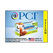 PCI Brand Eco-friendly Reman Epson 702xl T702xl420-s High Yield Yellow Ink Cartridge For Epson Workforce Pro Wf-3720, Wf-3730, Wf-3733, T702xl Ylw (T702XL420PCI)