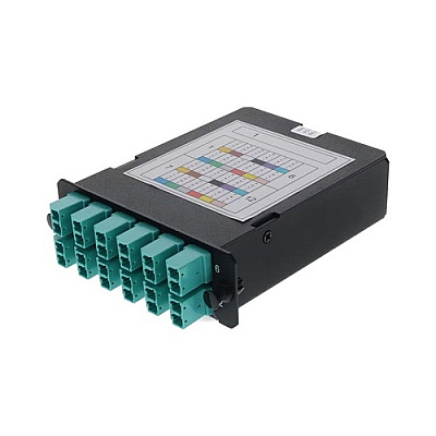 Add-On 4bay Cass 24-fiber Mpo In 12 Lc Dplx Out (ADD4BAYC24PA1LC4)