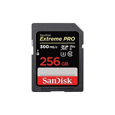 SanDisk Extreme Pro, 256gb, Uhs-ii, V90 Sdsdxdk-256g-ancin, C10sdsdxdk-256g-ancin, C10 (SDSDXDK256GANCIN)