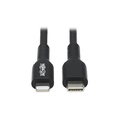 Tripp Lite Usb C To Lightning Sync/charge Cable Bla (M10201MBK)