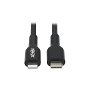 Tripp Lite Usb C To Lightning Sync/charge Cable Bla (M10202MBK)