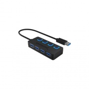 Micropac Technologies 4 Port Usb 3.0 Hub With Power Switches () (HB-UM43)