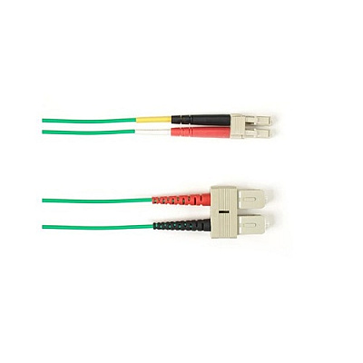 Black Box Sm Fo Ptch Cbl Duplx Pvc Green Sclc 40 Ft (FOCMRSMSCLCGN40)
