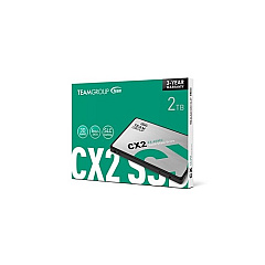 Tech Data Teamgroup Cx2 2.5 2tb Sata Iii 3d Nand Internal Solid State Drive (ssd) Retail (T253X6002T0C101)