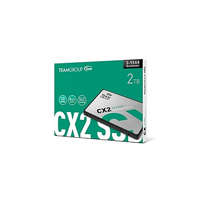 Tech Data Teamgroup Cx2 2.5 2tb Sata Iii 3d Nand Internal Solid State Drive (ssd) Retail (T253X6002T0C101)