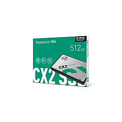 Tech Data Teamgroup Cx2 2.5 512gb Sata Iii 3d Nand Internal Solid State Drive (ssd) Retail (T253X6512G0C101)