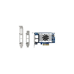 QNap Dual-port (10gbase-t) 10gbe Network Expansion Card, Intel X710, Pcie Gen3 X4 (QXG10G2TX710)
