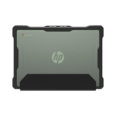 Max Cases Extreme Shell-s For Hp G6 Chromebook Clamshell 14ft Black-clear Pc (HPESSG6EE14BCLR)