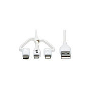Tripp Lite Safe-it Usb-a To Lightning, Usb Micro-b, (M101AB004LMCW)