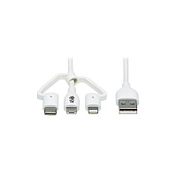 Tripp Lite Safe-it Usb-a To Lightning, Usb Micro-b, (M101AB004LMCW)