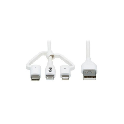 Tripp Lite Safe-it Usb-a To Lightning, Usb Micro-b, (M101AB004LMCW)
