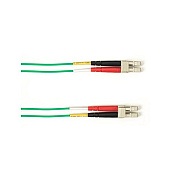 Black Box Om4 50/125 Multimode Fiber Optic Patch Cable - Ofnp Plenum, Lc To Lc, Green, 3-m (9.8-ft.), Taa, Non-returnable/non-cancelable (FOCMPM4003MLCLCGN)