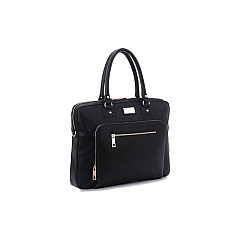Ecoprintq London Shoulder Bag Black / Black (SLLDNBKBK14)