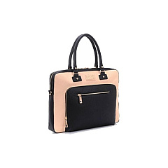 Ecoprintq London Shoulder Bag Cream / Black (SLLDNCRBK14)