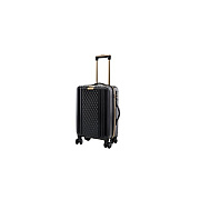 Ecoprintq St Tropez Hard Sided Luggage 22inch (SLSTPHLBKSM)