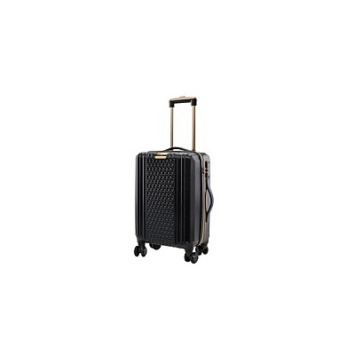 Ecoprintq St Tropez Hard Sided Luggage 22inch (SLSTPHLBKSM)