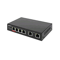 Intellinet 6-pt Fast Ethernet Switch W/ 4 Poe Ports (561686)