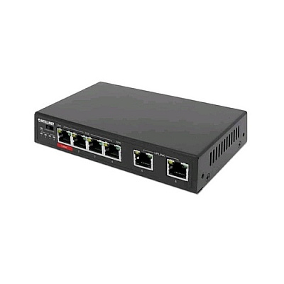 Intellinet 6-pt Fast Ethernet Switch W/ 4 Poe Ports (561686)