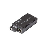 Black Box Fast Ethernet Media Converter 10/100-mbps Copper To 100-mbps Simplex Singlemode Fiber,1310/1550nm,20km,sc,gsa,taa (LHC028AR4)